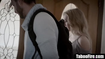 Preview 1 of Bollywood Katrina Kaif Sex - Horny step-aunt seduces step-nephew to fuck him