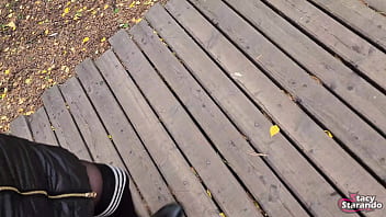 Preview 1 of Desi Gandi Larki - Walking with my stepsister in the forest park. Sex blog,  Live video. - POV
