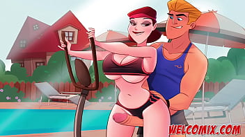 Preview 3 of Jav Chiba - Overweight or curvaceous? Fucking a hot chubby and big butt milf! Pervert Cartoons