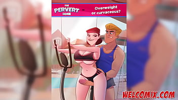 Preview 1 of Jav Chiba - Overweight or curvaceous? Fucking a hot chubby and big butt milf! Pervert Cartoons