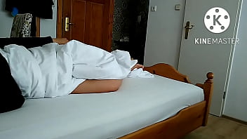 Preview 1 of Wasmo Muslim - Step brother step sister in same room after long day on vacation