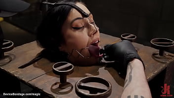 Preview 1 of Stephanie Caen - Tiny slave gets nipples clamped