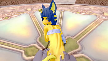Preview 2 of Cid Dog - HOT SEX WITH ANKHA - FURRY PORN