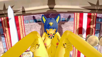 Preview 3 of Cid Dog - HOT SEX WITH ANKHA - FURRY PORN