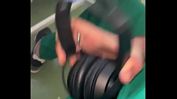 Preview 3 of Bokep Jepang Ibu Kos - JVC aggressive headphone fuck