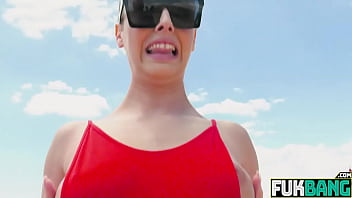 Preview 1 of Indan Sxsporen - Lya Missy Latina babe Fucked On Beach Bench
