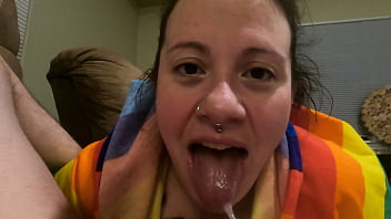 Preview 4 of Evil Power - Gagging on Cum