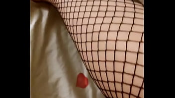 Preview 2 of Eva Lovia Me La Pones Dura - Молодая 18 летняя тинка Anasteisha показывает свои сексуальные сладкие ножки в чёрных чулочках