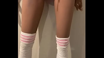 Preview 1 of Muffia Big Clit - Beautiful KingMansion tpe doll in panties