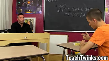 Preview 1 of Sanilxxx - Teacher Brock Landon seduces his cute student Conner Bradley