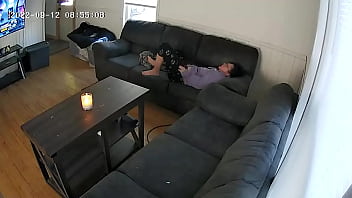 Preview 2 of Aria Alexander Sneaking Out - Hubbys away so the wife will play hidden cam