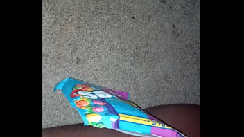 Preview 1 of Bosses Fuck - Eating skittles and rubbing nuts pt1