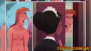Preview 2 of Xnastypussyx - Fudendo a empregada bunduda! Esfreg&atilde_o na empregada! - Os Sacanas HQ 75