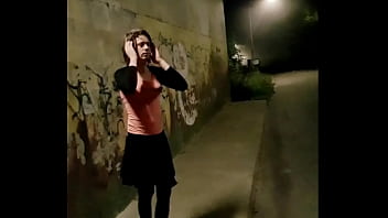 Preview 1 of Xxxx Bif Film - Public exposing ass on the street
