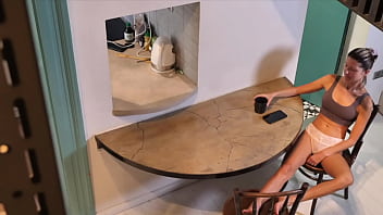 Preview 1 of Trinity Squirt - Hidden security camera sex