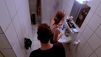 Preview 1 of Indianopensex Com - I was taking off my stepsister&#039_s panties in the bathroom,  I realized she didn&#039_t avoid it,  so I took the opportunity to quickly fuck her pussy,  but we almost got caught