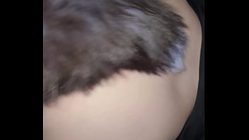 Preview 2 of Desi Blood Sex Video - Doggystyle With Tail Plug