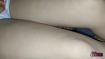 Preview 1 of Sex Video Sel Pak Hd Hot - Cute stepsister sits on my legs while I watch TV,  she spreads her legs and lets me touch her pussy,  it&#039_s all wet