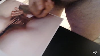 Preview 3 of 3d Huge Breast - Hairy uncut cock shooting big load on friend&#039_s picture