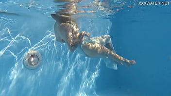 Preview 2 of Katrina Jate Sex Video - Finnish blonde tattooed pornstar Mimi underwater