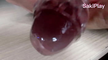 Preview 3 of Sucking Homeless Guy - Tengo una sorpresa para Tu Perra Fleshlight - SakiPlay