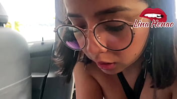 Preview 3 of Savannah Sage - Part 2 - I want to fuck so I do it with my stepbrother and we have very hard sex in the car on the highway,  voyeur for the voyeurs who love to see my ass