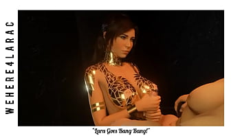 Preview 1 of Barazes House - Lara Goes Bang Bang // Ultimate Lara Croft Sex Compilation // PMV