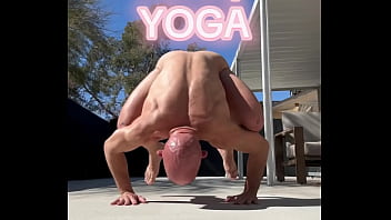 Preview 4 of Deep Gapeing Anal - Nude Yoga on a Friday Morning _)