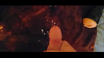 Preview 3 of Dad I M Sex - Stroking my cock with fleshlight