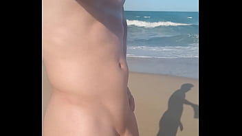 Preview 1 of Sex Hehind Husband - Na praia naturista tomando sol - Praia do Pinho