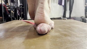 Preview 3 of Xxx Pothos - Full weight cock trampling and footjob till huge cumshot
