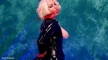 Preview 2 of Dust Ka Maa Ko Cohdai - Latex Bondage - Moaning Submissive Training of MILF with juicy pussy (Arya Grander)
