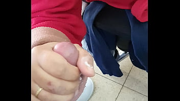 Preview 3 of Window Shows - Edging handjob cum 56sec