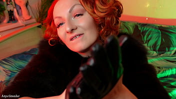 Preview 3 of Granny Slender - GLOVES fetish - long ASMR video - jerk off for beautiful Pin Up Goddess!