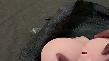 Preview 2 of Pakhtun Pron Videos - Unboxing my sex doll and cum is her asshole