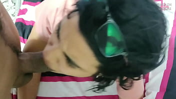 Preview 2 of Sad Nom - La excitante CaraHoneyy Hace que me Corra 3 veces seguidas y se traga todo mi semen