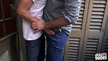 Preview 1 of Baboj Milk - (Diego) Puts (Andres) Mouth Into His Big Dick Makes Him Suck It Until It Gets Really Hard - Reality Dudes