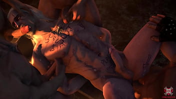 Preview 1 of Eeciahaa Dalifcka Oil Massage - FULL: Geralt Gangbang