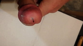 Preview 3 of Mua Khalif - Taping up my peehole and cumming