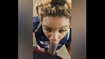 Preview 4 of Mallu Girl Carrot - Ebony tries not to get caught on the elevator sucking dick all the way to 13th floor