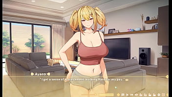 Preview 3 of Mausi Ki Beti Ki Chudai - Summer Clover [ HAREM HENTAI GAME ] Ep.7 the blonde SISTER is having her FIRST ORGASM !