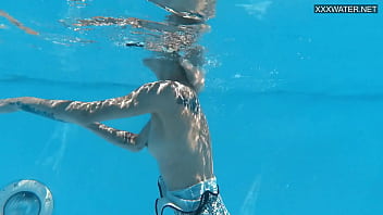 Preview 4 of Dr Set - Beautiful blonde Zazie Skymm swims nude