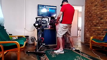 Preview 4 of Aunty Uncle Bf - Stepmom let&#039_s me use her pussy while she is watching t.v
