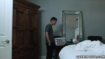 Preview 2 of Suuni Leon With Husbend - Dylan Hayes takes his stepdad Lance Chargers throbbing meat deep inisde his tight asshole