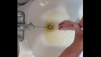 Preview 4 of Leona Redhead Hairy - Peeing in my pajama shorts,  piss dripping down my legs. Where would you like to see me pee next??? Leave a comment