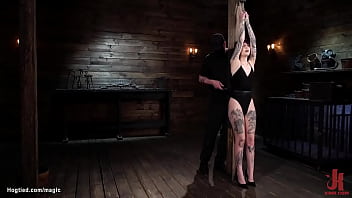 Preview 1 of W Yh - Tattooed slave bound to wooden column
