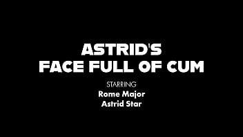 Preview 1 of Wwe Ronda Sex - Lucky Rome Major Fucks Blonde Astrid Star In A Cap! Facial Alert!