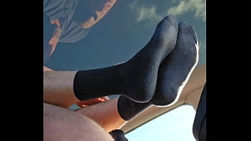 Preview 4 of Grandma Teen Girl - Dildo dans ma voiture