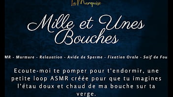 Preview 4 of Blowjob While Fingered - Mille et unes bouches - French asmr blowjob dirty talking