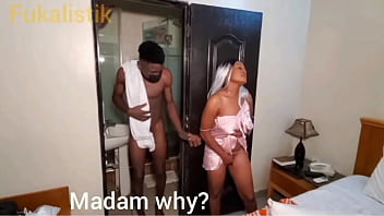 Preview 4 of Hard Les Bian - Horny Anambra State married woman took advantage of houseboy BBC and got pussy stretched with cumshot (Full video on Xvideos Red)